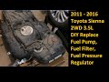 2011 - 2016 Toyota Sienna Replace Fuel Pump DIY, Fuel Module Disassembly, Fuel Pressure Regulator