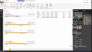 Power BI Custom Visuals - Linear Gauge