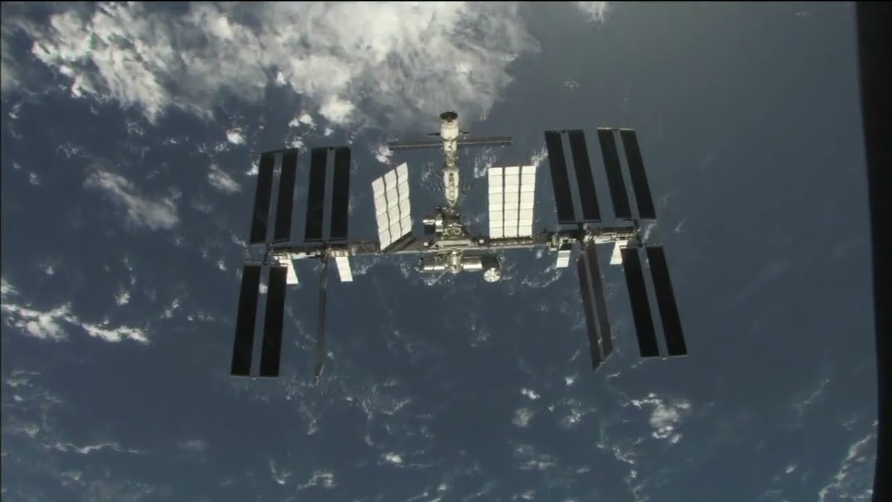 Iss Floating International Space Station (ISS) floating in the outer space - YouTube