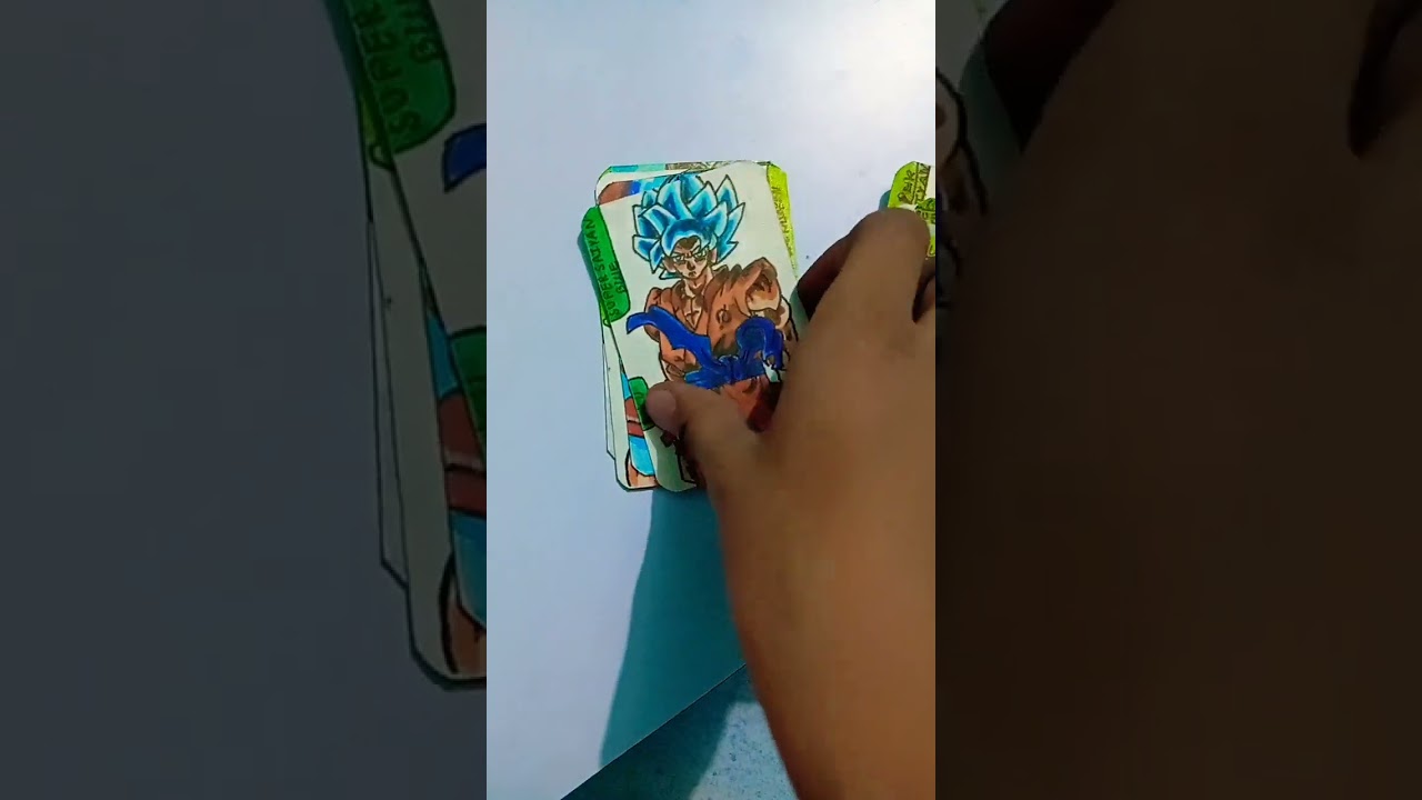 I make Goku all forms in cards 