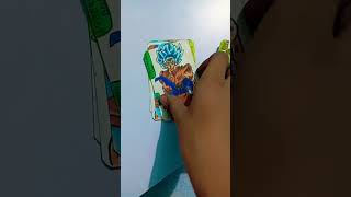 I make Goku all forms in cards #dragonball #dragonballcards #artcraft