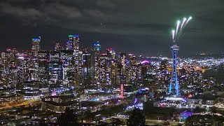 Watch Fireworks Set Off From Space Needle To Celebrate Seahawks Super Bowl Win