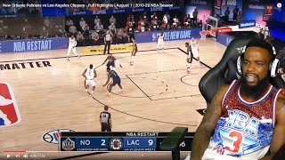 ZION LOWEST SCORE GAME EVER! New Orleans Pelicans vs Los Angeles Clippers - Full Highlights | August