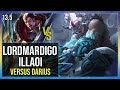 LORDMARDIGO Illaoi vs Darius - EUW Master - LoL Patch 13.5 - Full Build and Runes - Stream Gameplay