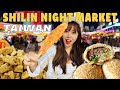 TAIWANESE STREET FOOD at Shilin Night Market in Taipei, Taiwan