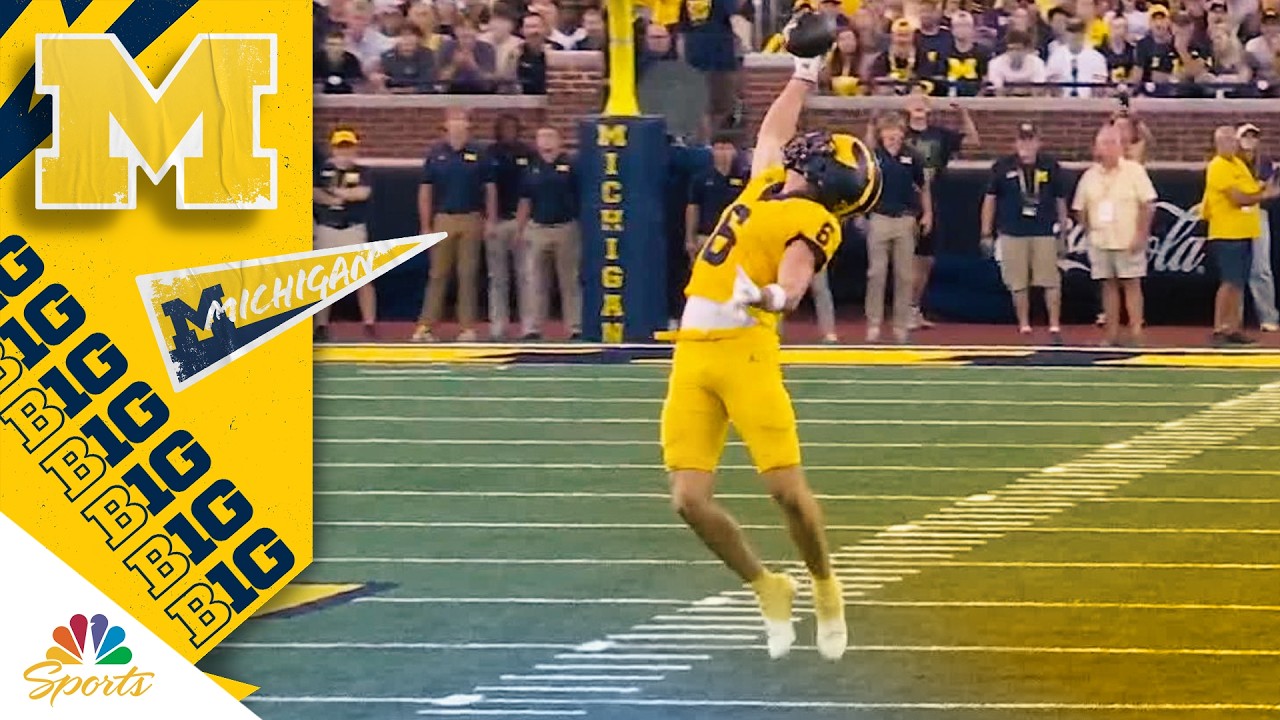 Bryce Underwood, JJ Buchanan recover a WILD play for Michigan | Big Ten on NBC Sports