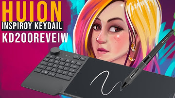HUION INSPIROY KEYDIAL KD200  UNBOXING AND  REVEIW