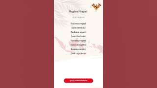 Bagimu Negeri - Lagu Wajib Nasional - Lirik