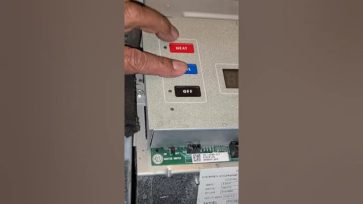 Hard Reset on a Amana PTAC