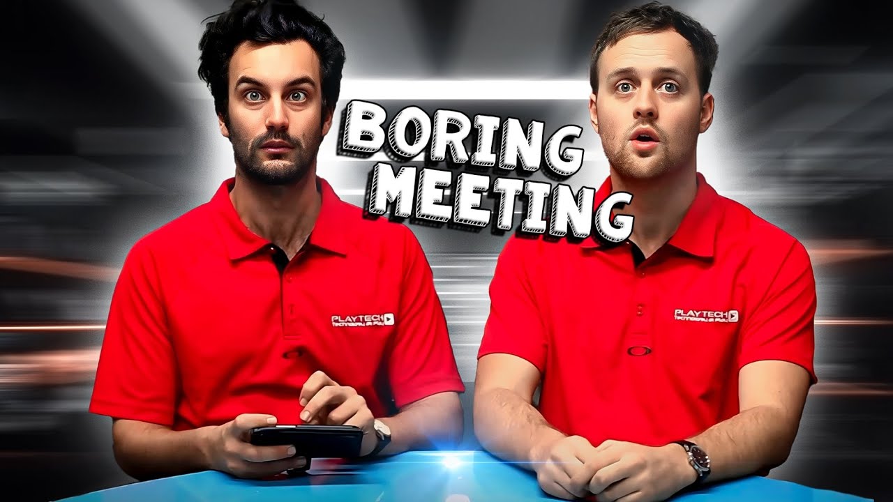 Listening to a boring meeting