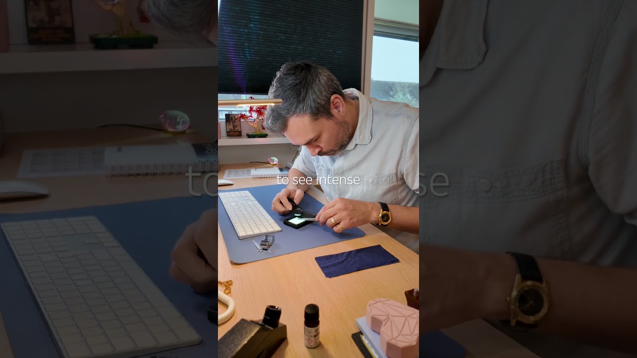 Необработанный турмалин из загадочной коробки, под микроскопом!