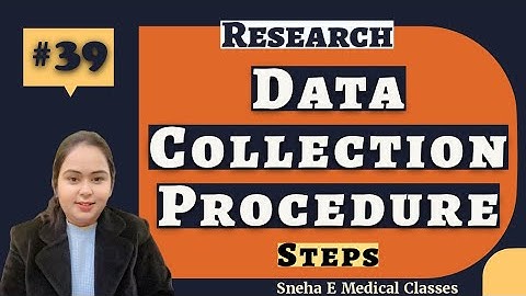 Data Collection Procedure || Steps || Research || Hindi ||