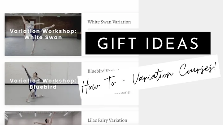 GIFT IDEA Variation Courses - Walkthrough & How To...