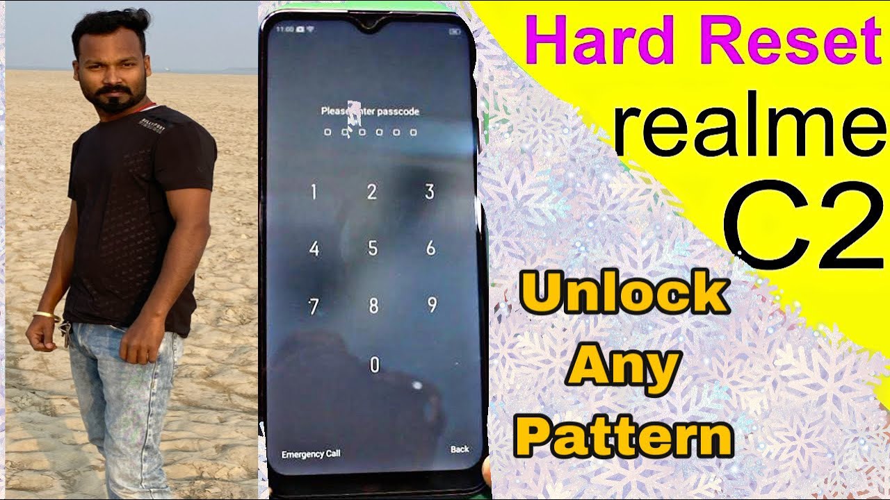 How To Hard Reset Realme C2 RMX1941 Bypass Screen Lock | Pattern | Pin