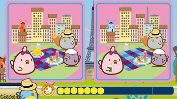 Find 6 Differences Between Two Pictures - Fun Kids Game