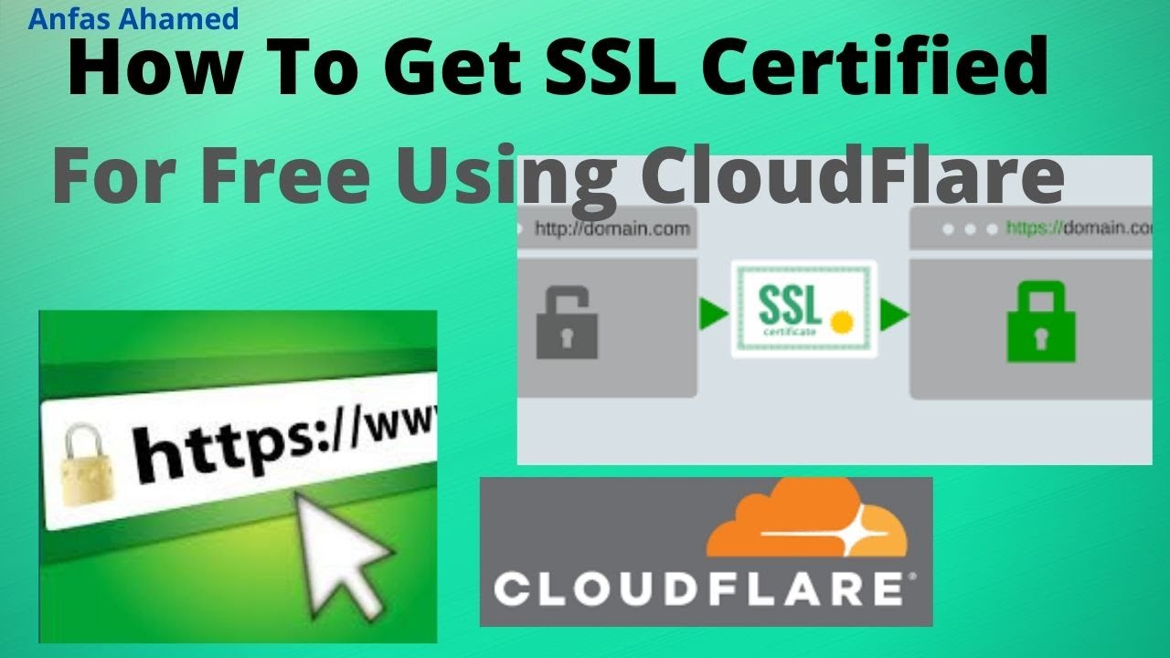 How To Get SSL Certified For Your Website Using Cloud Flare For Free | Anfas Ahamed