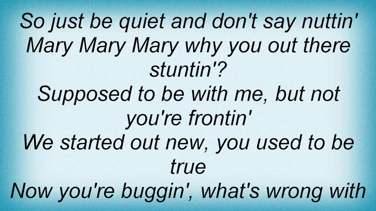 Rund.m.c. Mary, Mary Lyrics YouTube