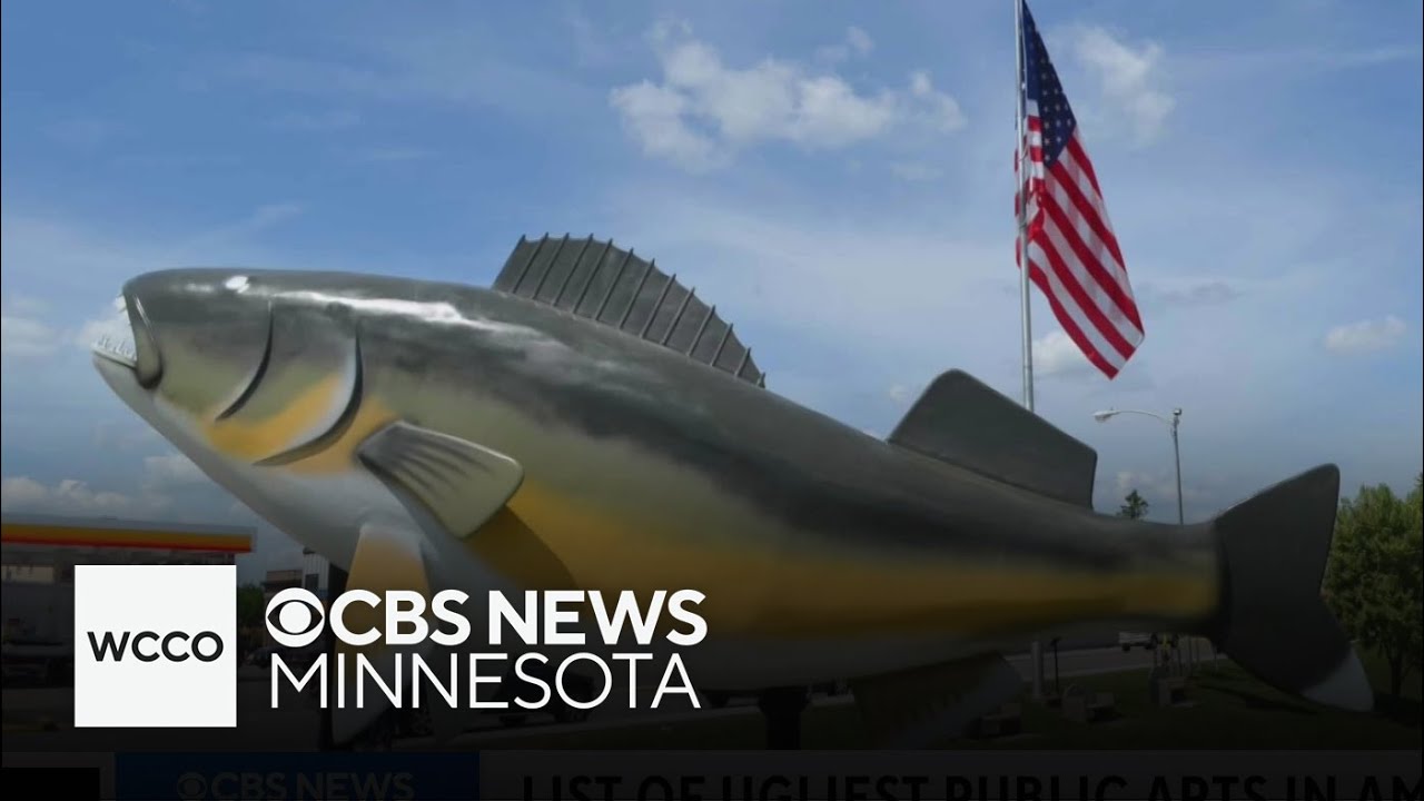 Baudette's Willy the Walleye ranked among the "ugliest public arts in America"