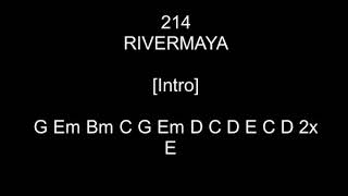 214 by RIVERMAYA (easy guitar chords)