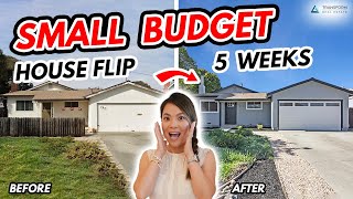 Small Budget House Flip BEFORE and AFTER   Home Renovation Before and After, Budget Home Remodel