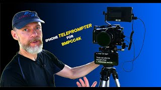 Teleprompter Rig (iPhone) BMPCC4K - for Podcast or Dialog Videos | Ming Effect