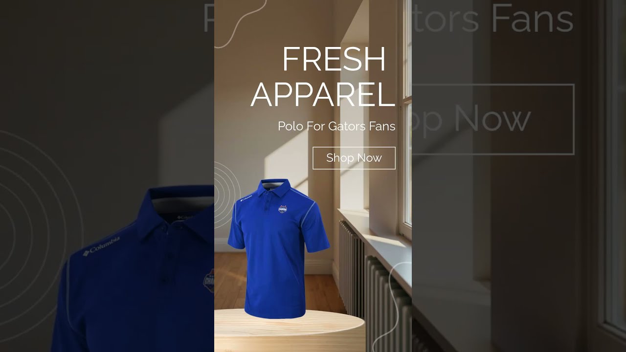 FRESH APPAREL Polo for Gators Fans