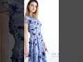 Eleganckie sukienki w kiaty na wesele De Marco polska ekskluzywna odzież damska - sklep online