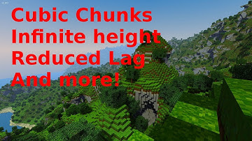 Cubic Chunks: Reduced lag, Infinite height, 3D biomes, and more!