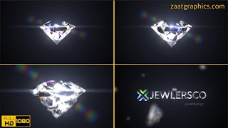 Shattered Diamond Logo Reveal | After Effects Logo #169