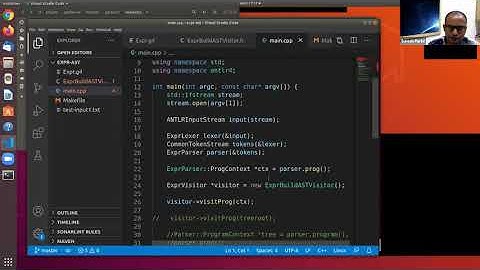 AST Construction in ANTLR4