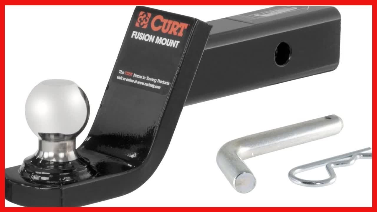 Dependable CURT Fusion Trailer Hitch Ball Mount for Secure Towing