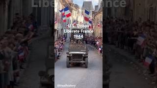 U.s. Troops Liberate France 1944