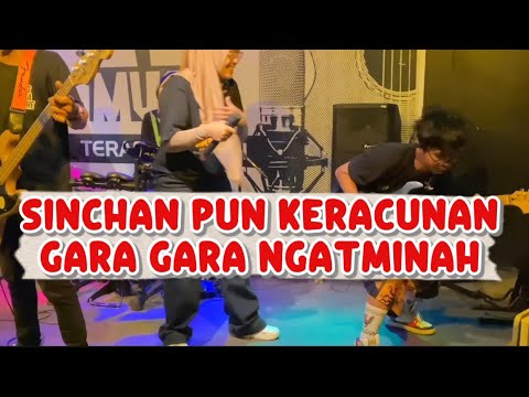 SINCHAN PUN KENA RACUN #cakepband #bandhumor #bandlucu #teraspelangi #bandplesetan 