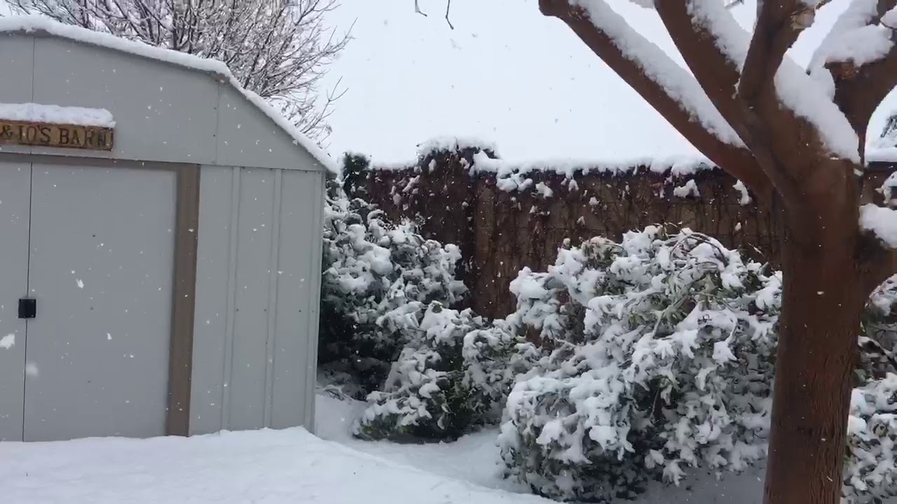 Snow in Lancaster California on Thanksgiving Day YouTube