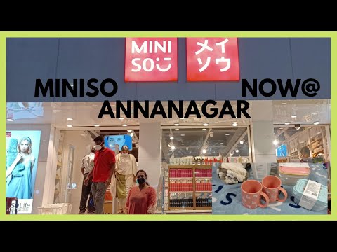 MINISO STORE NOW IN ANNA NAGAR| MINISO HAUL VIDEO|