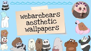 ☁︎AESTHETIC WE BARE BEARS WALLPAPERS☁︎