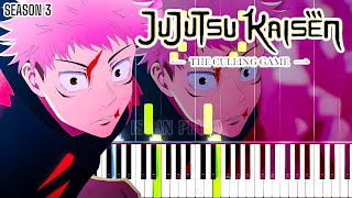 Yoake no Uta - jo0ji (Jujutsu Kaisen Season 3 ED - Culling Game Arc) - Piano Tutorial screenshot 5