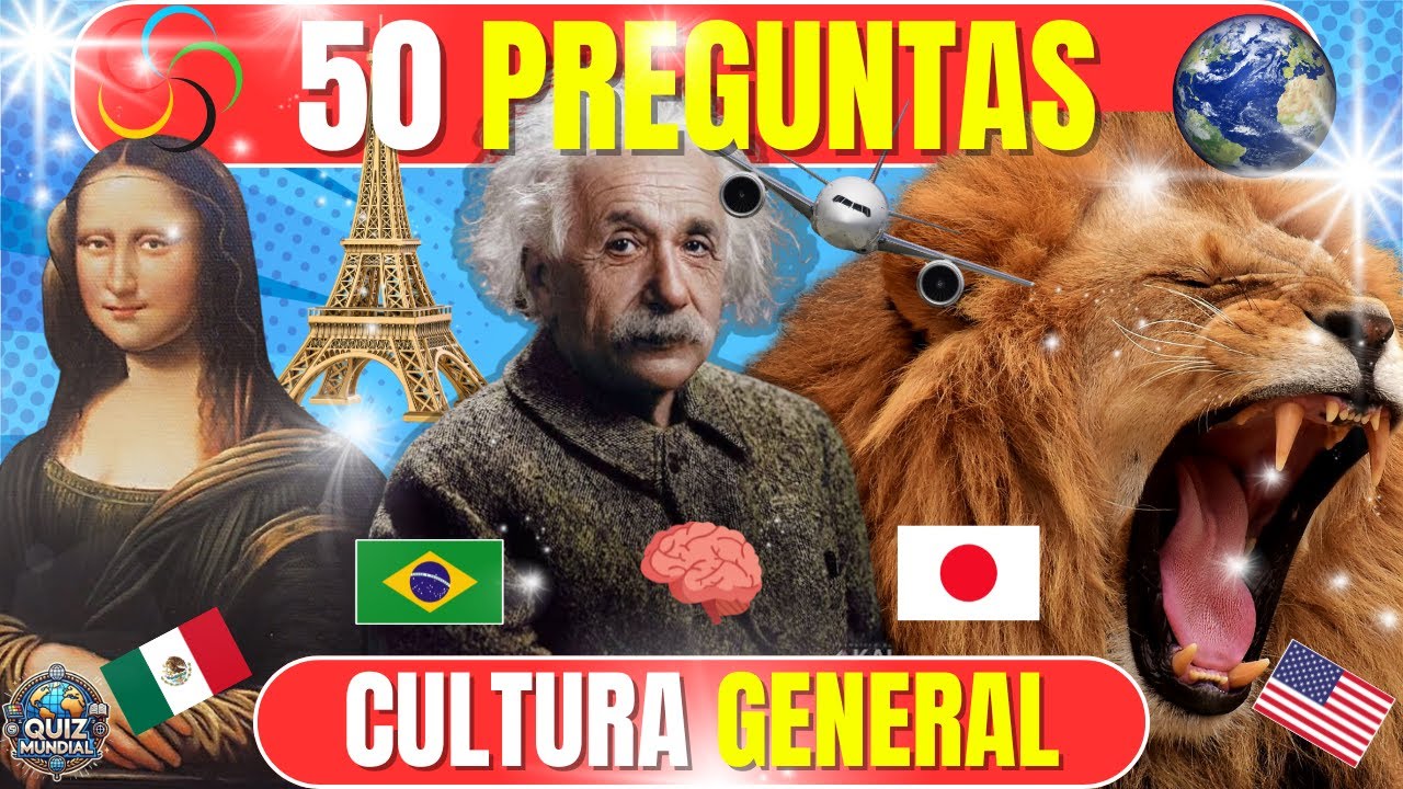 50 Preguntas de Cultura General con Respuestas y Datos Curiosos / 🌎📚🧠