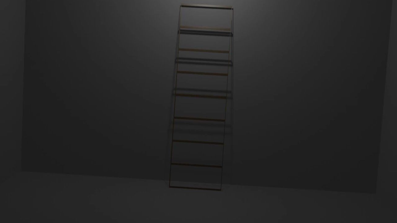 How to make a ladder in Blender! (45 second tutorial)