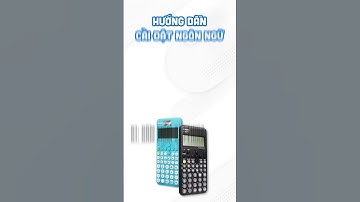 Cài đặt ngôn ngữ cùng Casio FX-880BTG