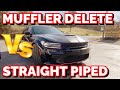 Dodge Charger Scat Pack 6.4L HEMI: MUFFLER DELETE Vs STRAIGHT PIPES!