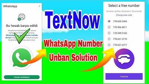 Whatsapp banned trick / TextNow account create 2025 / Canada 🇨🇦 virtual Number