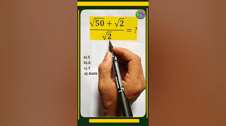 Tricky Math. Can you solve this? #maths #shortfeed #trickymath #mathstricks