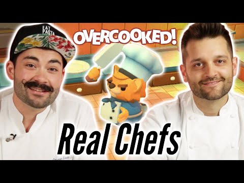 Real Chefs Attempt To Cook Together In Overcooked • Professionals Play