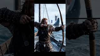 Viking Archers Wild Shot Courage, Kinship, And Laughter On The Open Sea