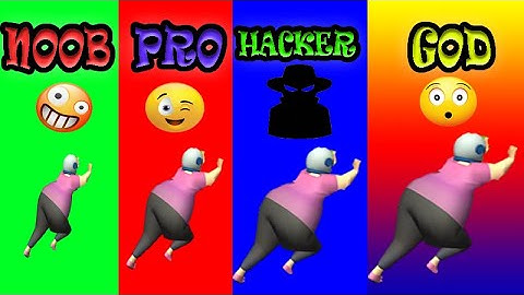 FAT PUSHER - NOOB vs PRO vs HACKER vs GOD part 1
