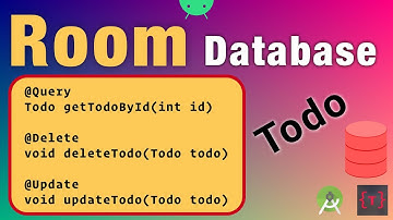 Room Database  | Delete, Update | using Singleton Pattern