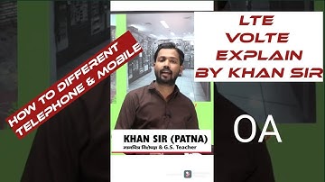 how to different telephone & mobile | LTE volte network explain by khan sir #shorts #shorts