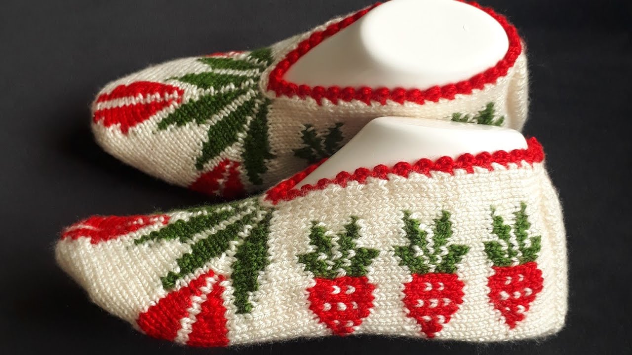 İKİ ŞİŞ ÇİLEKLİ PATİK MODELİ SESLİ ANLATIM