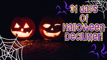 Day 2 of 31 days of Halloween Declutter